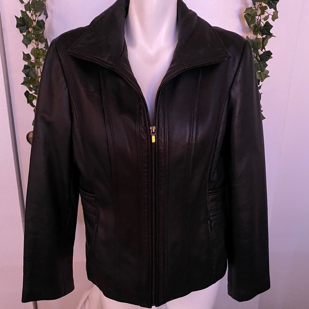 Worthington genuine lamb skin jacket, size M